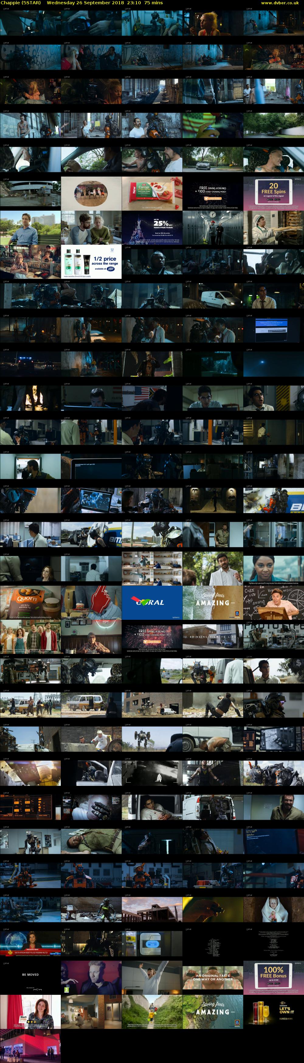 Chappie (5STAR) Wednesday 26 September 2018 23:10 - 00:25