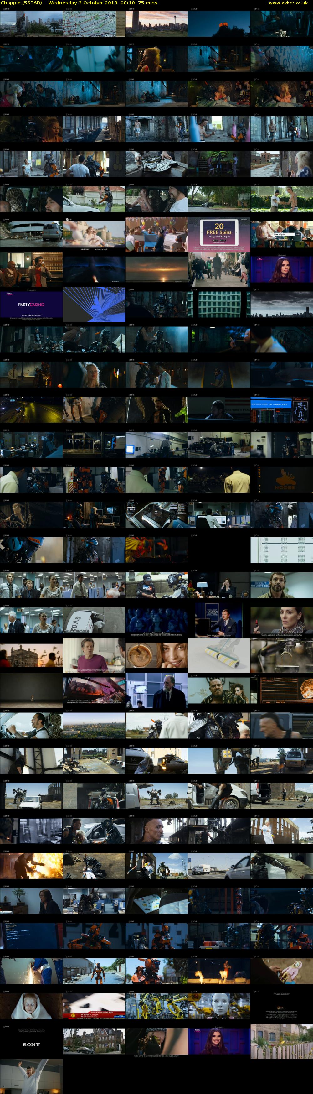 Chappie (5STAR) Wednesday 3 October 2018 00:10 - 01:25