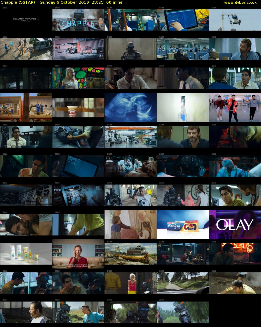 Chappie (5STAR) Sunday 6 October 2019 23:25 - 00:25