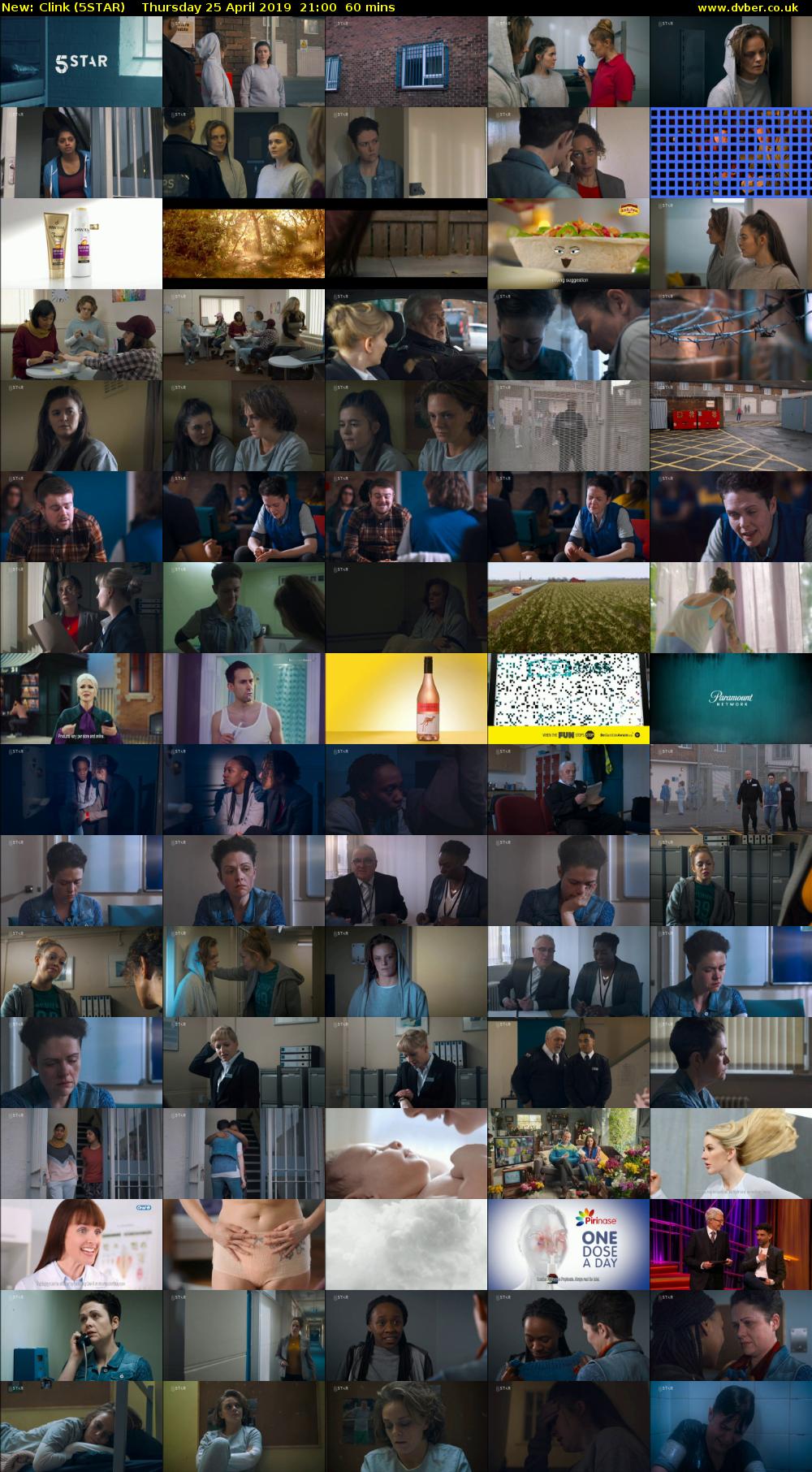 Clink (5STAR) Thursday 25 April 2019 21:00 - 22:00