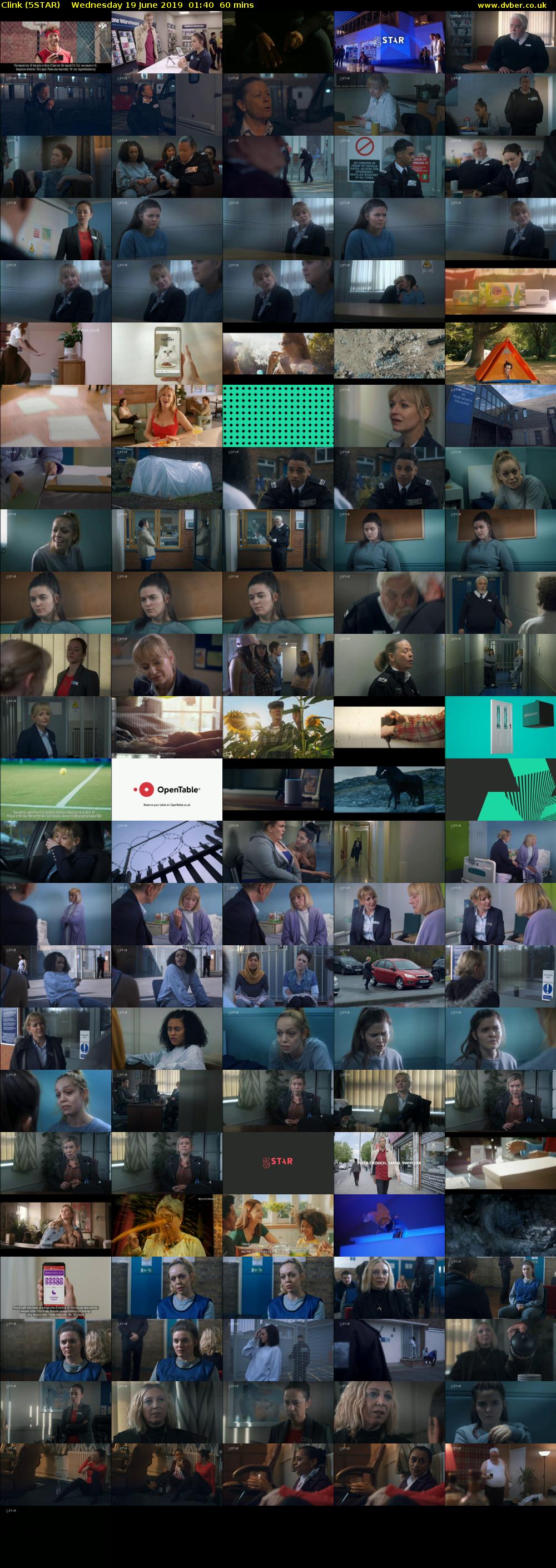 Clink (5STAR) Wednesday 19 June 2019 01:40 - 02:40