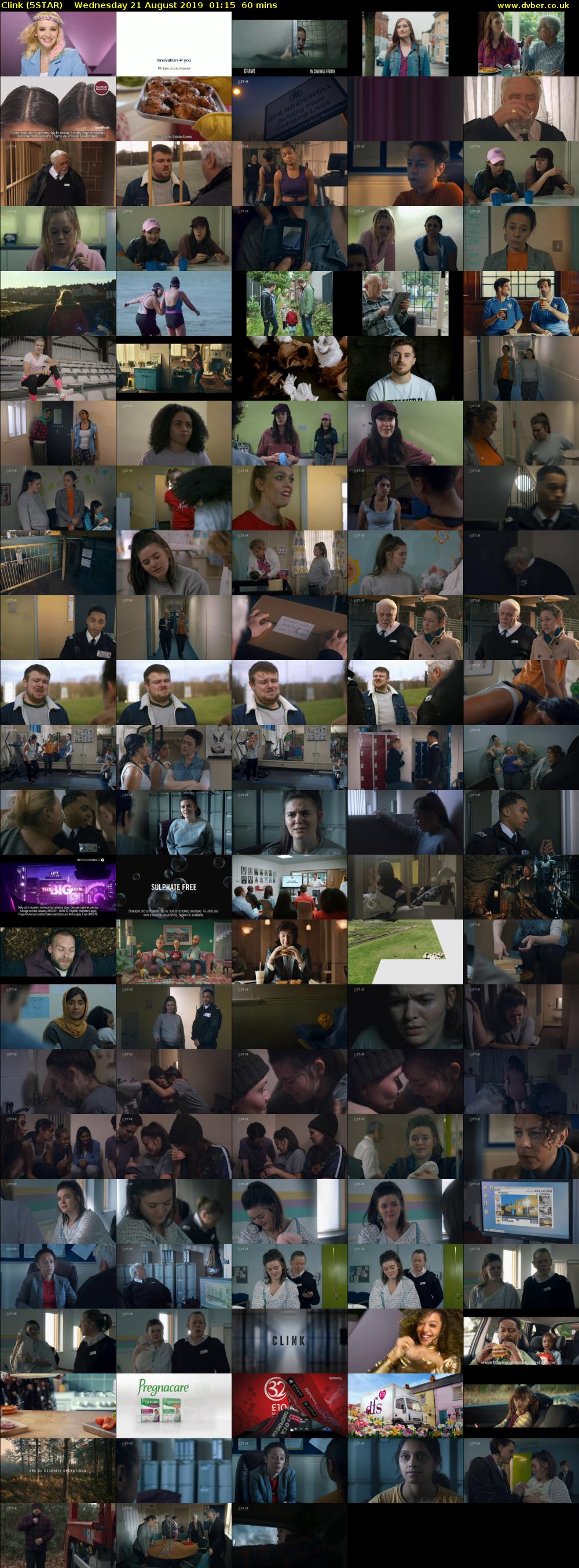 Clink (5STAR) Wednesday 21 August 2019 01:15 - 02:15