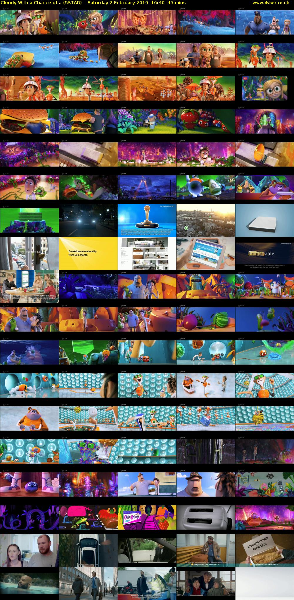 Cloudy With a Chance of... (5STAR) Saturday 2 February 2019 16:40 - 17:25