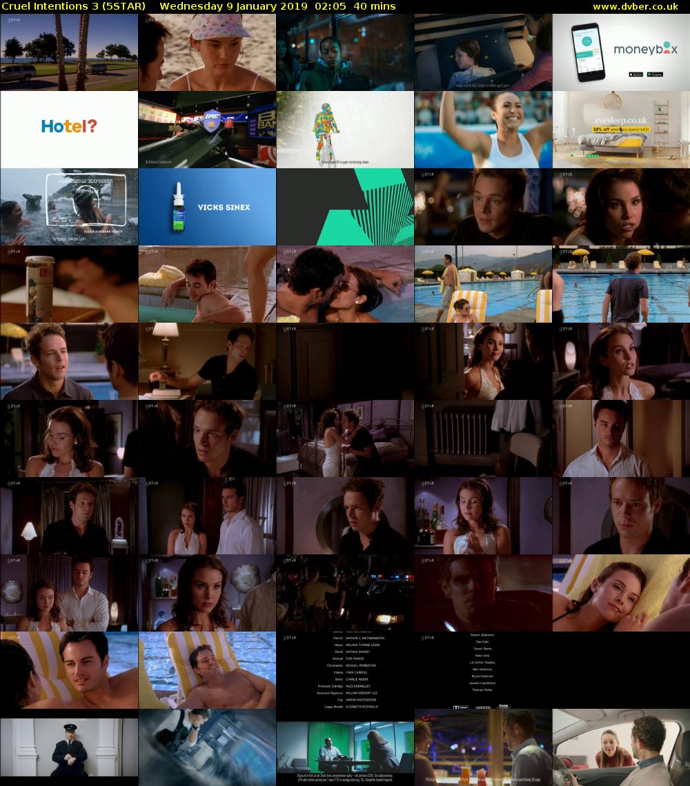 Cruel Intentions 3 (5STAR) Wednesday 9 January 2019 02:05 - 02:45