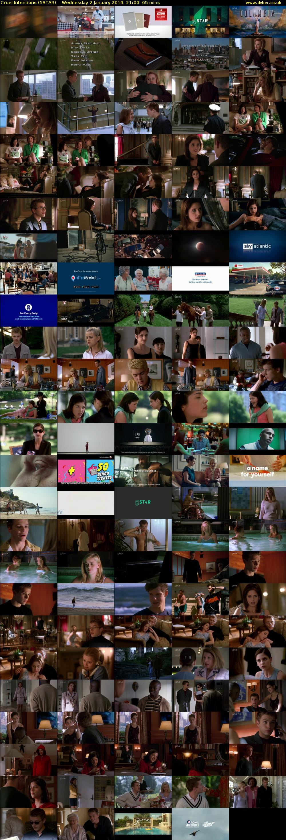 Cruel Intentions (5STAR) Wednesday 2 January 2019 21:00 - 22:05