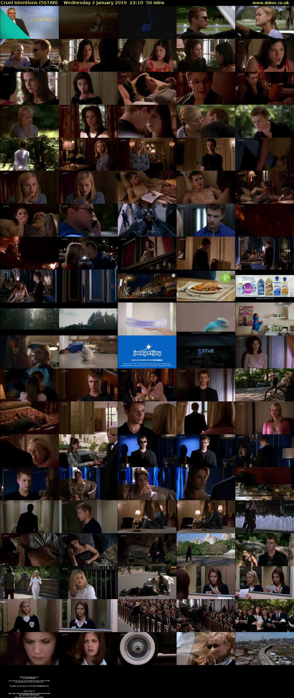 Cruel Intentions (5STAR) Wednesday 2 January 2019 22:10 - 23:00