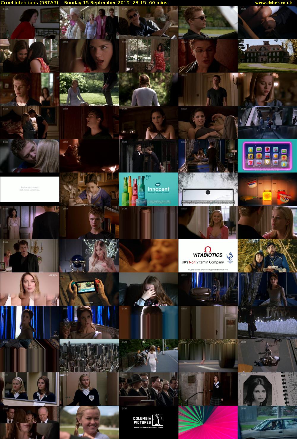 Cruel Intentions (5STAR) Sunday 15 September 2019 23:15 - 00:15