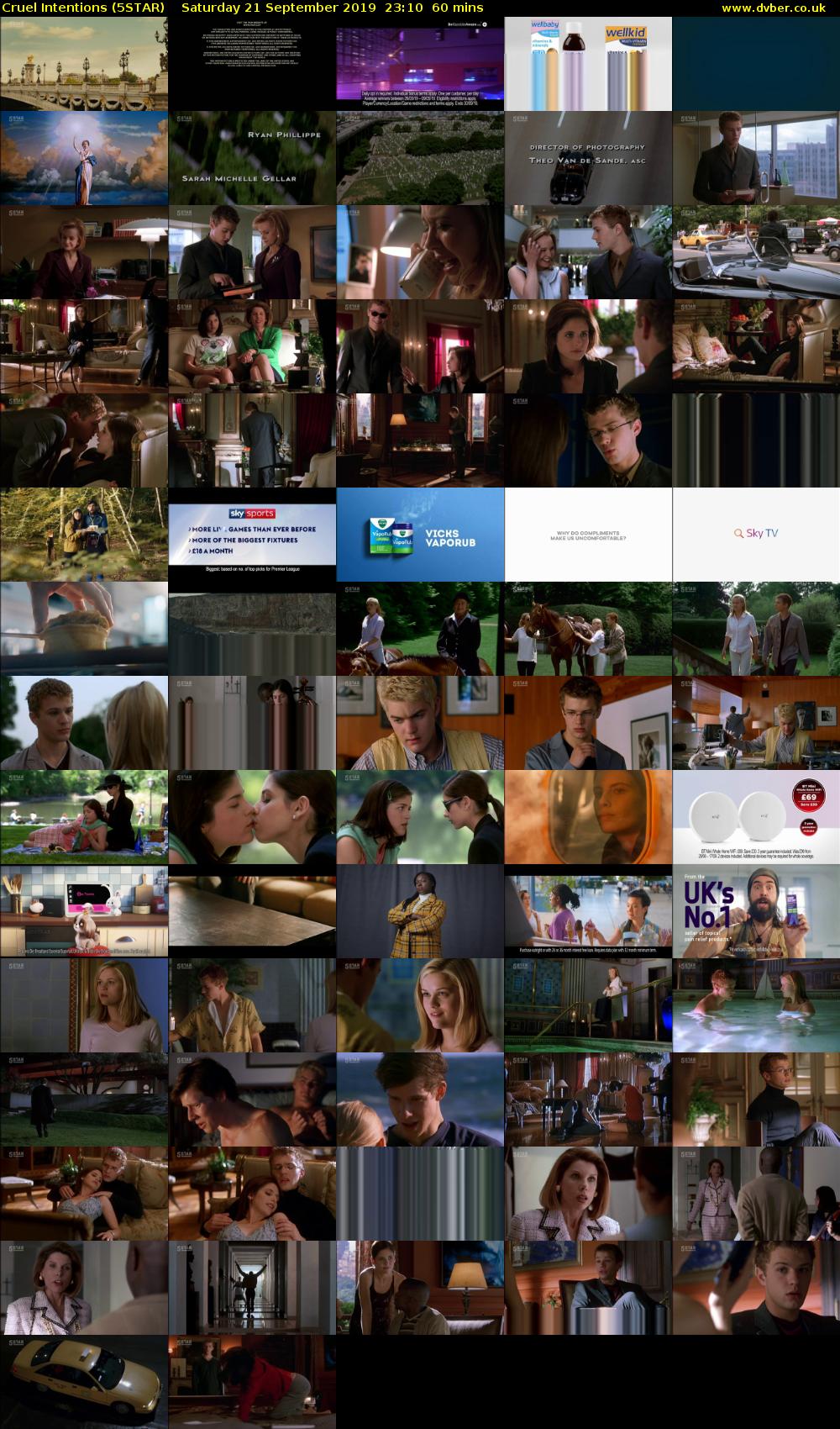Cruel Intentions (5STAR) Saturday 21 September 2019 23:10 - 00:10