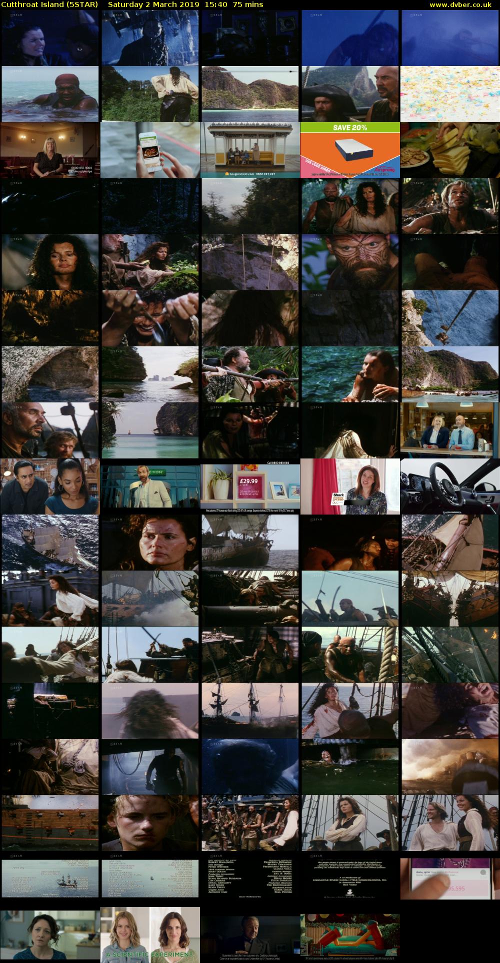 Cutthroat Island (5STAR) Saturday 2 March 2019 15:40 - 16:55