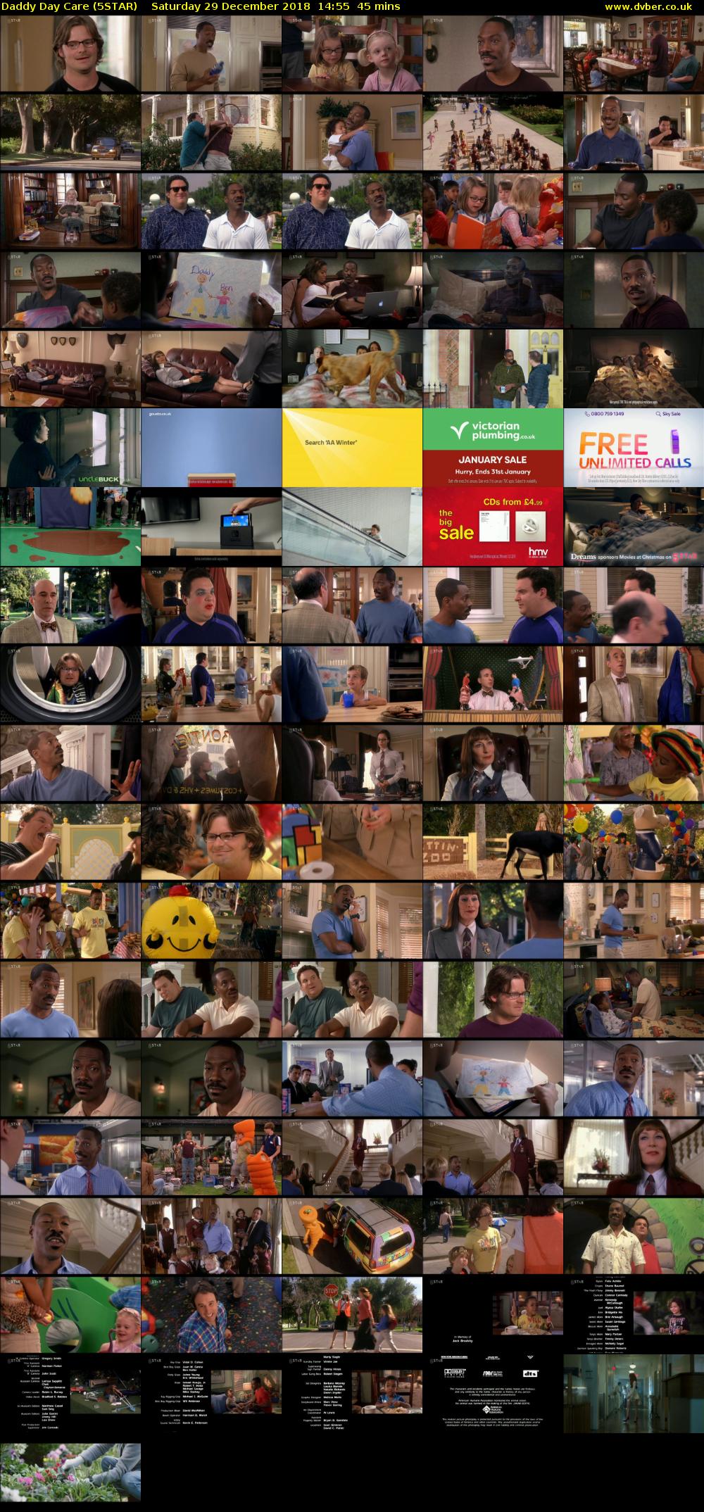 Daddy Day Care (5STAR) Saturday 29 December 2018 14:55 - 15:40