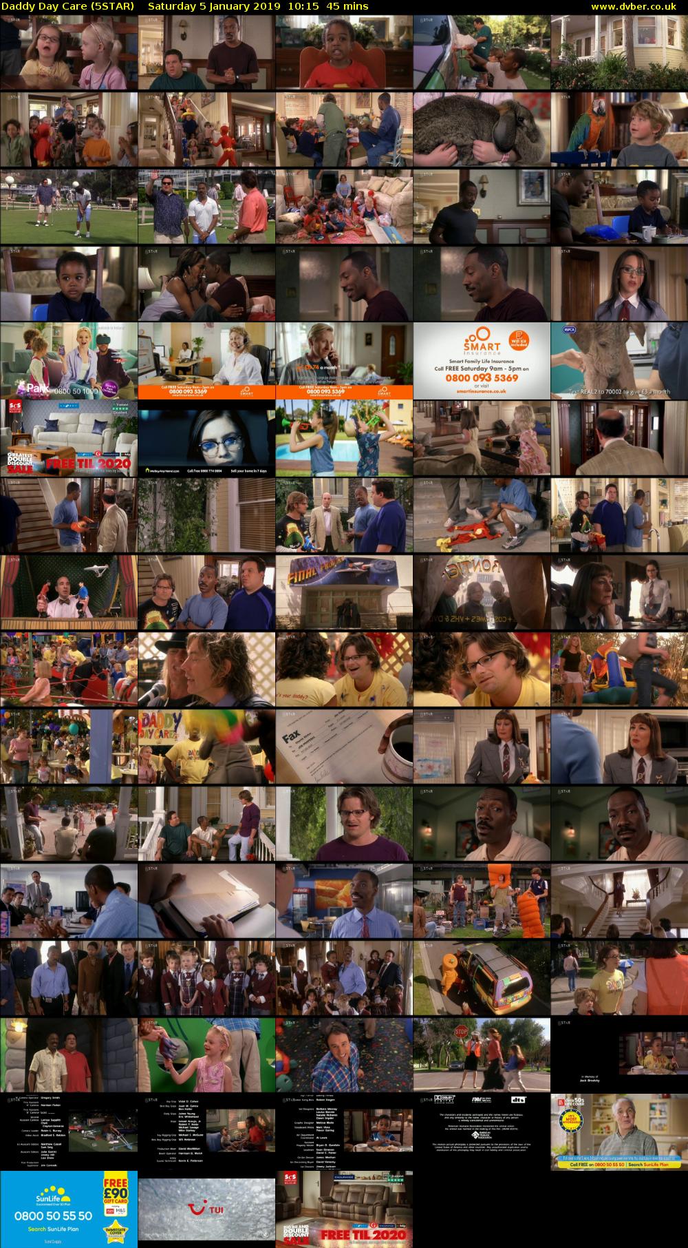 Daddy Day Care (5STAR) Saturday 5 January 2019 10:15 - 11:00