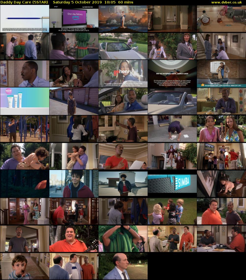 Daddy Day Care (5STAR) Saturday 5 October 2019 10:05 - 11:05