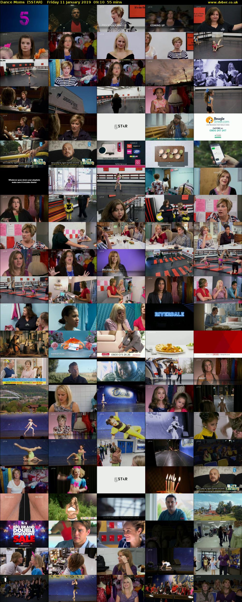 Dance Moms  (5STAR) Friday 11 January 2019 09:10 - 10:05