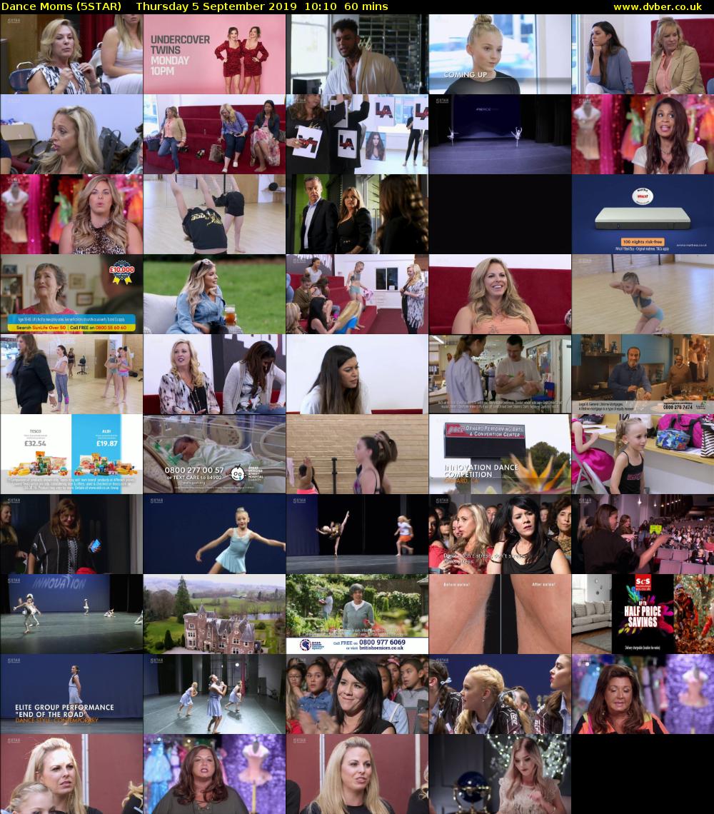 Dance Moms (5STAR) Thursday 5 September 2019 10:10 - 11:10