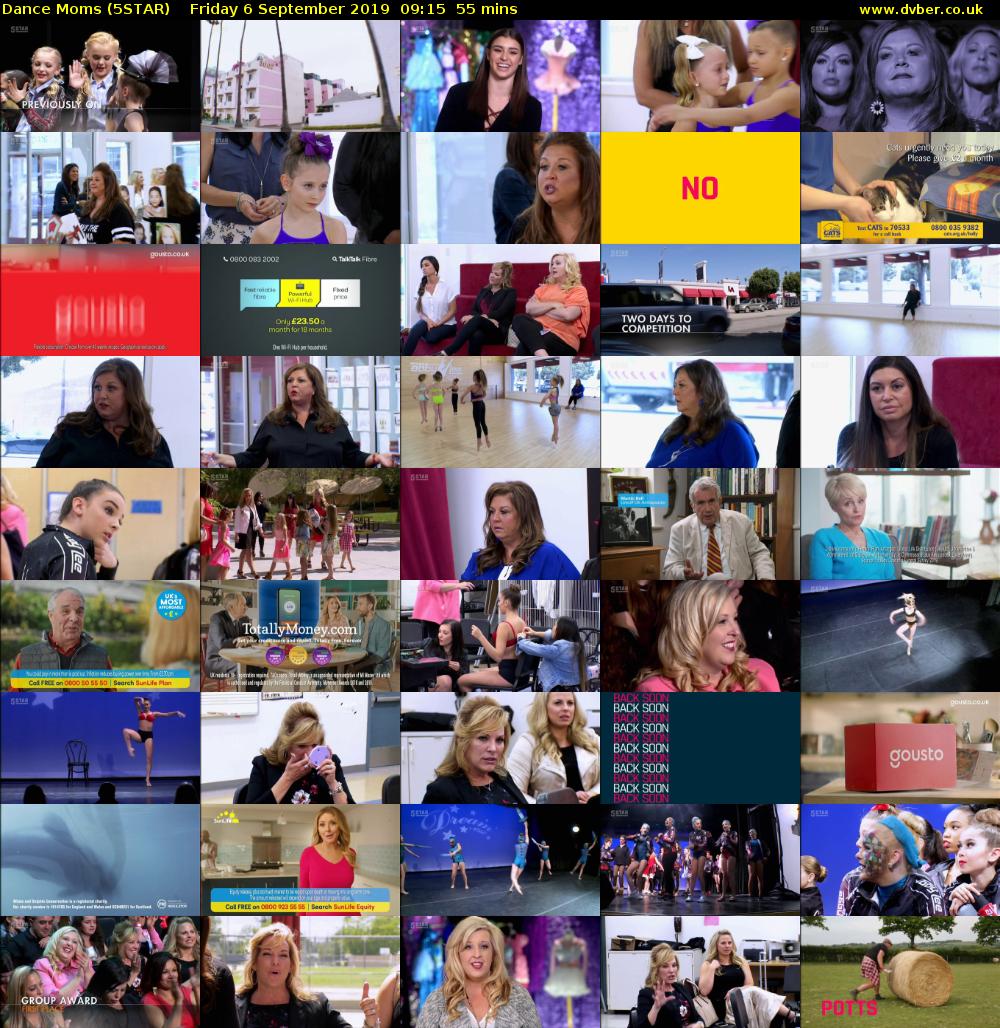 Dance Moms (5STAR) Friday 6 September 2019 09:15 - 10:10
