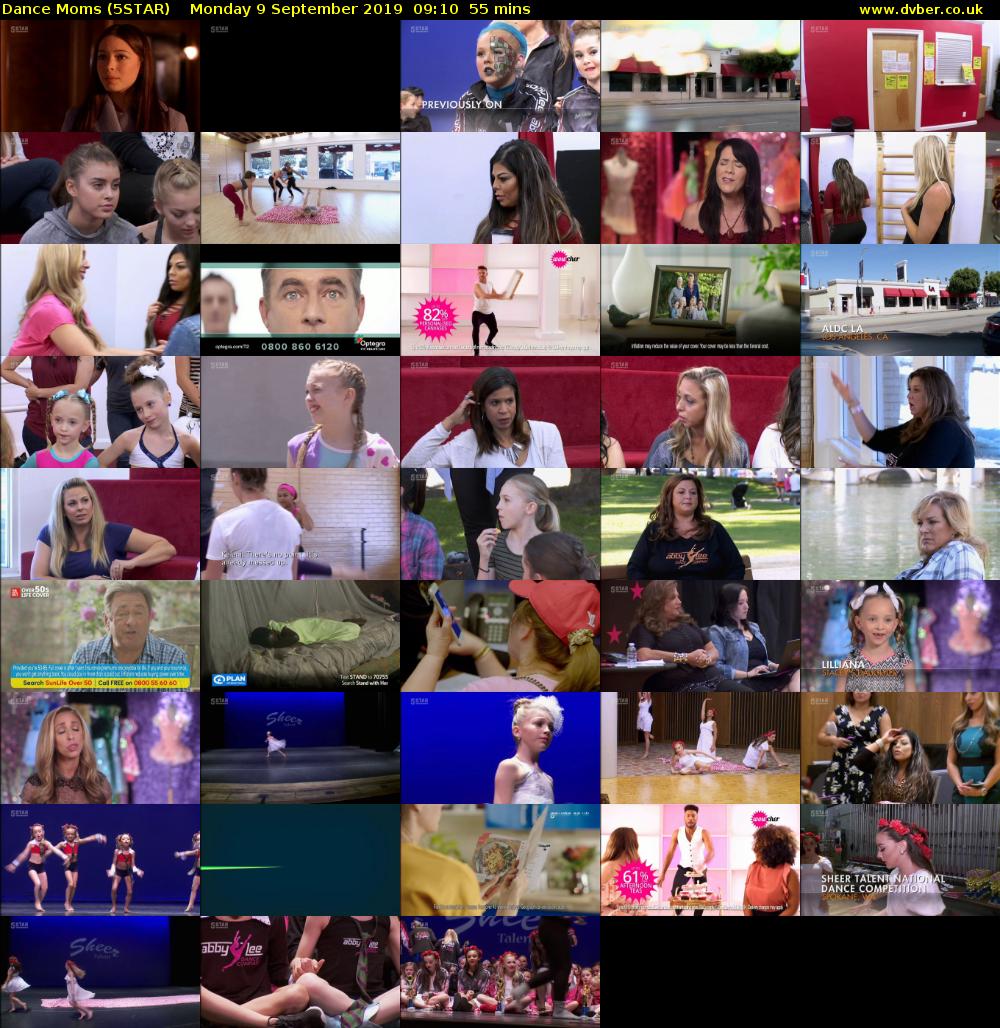 Dance Moms (5STAR) Monday 9 September 2019 09:10 - 10:05