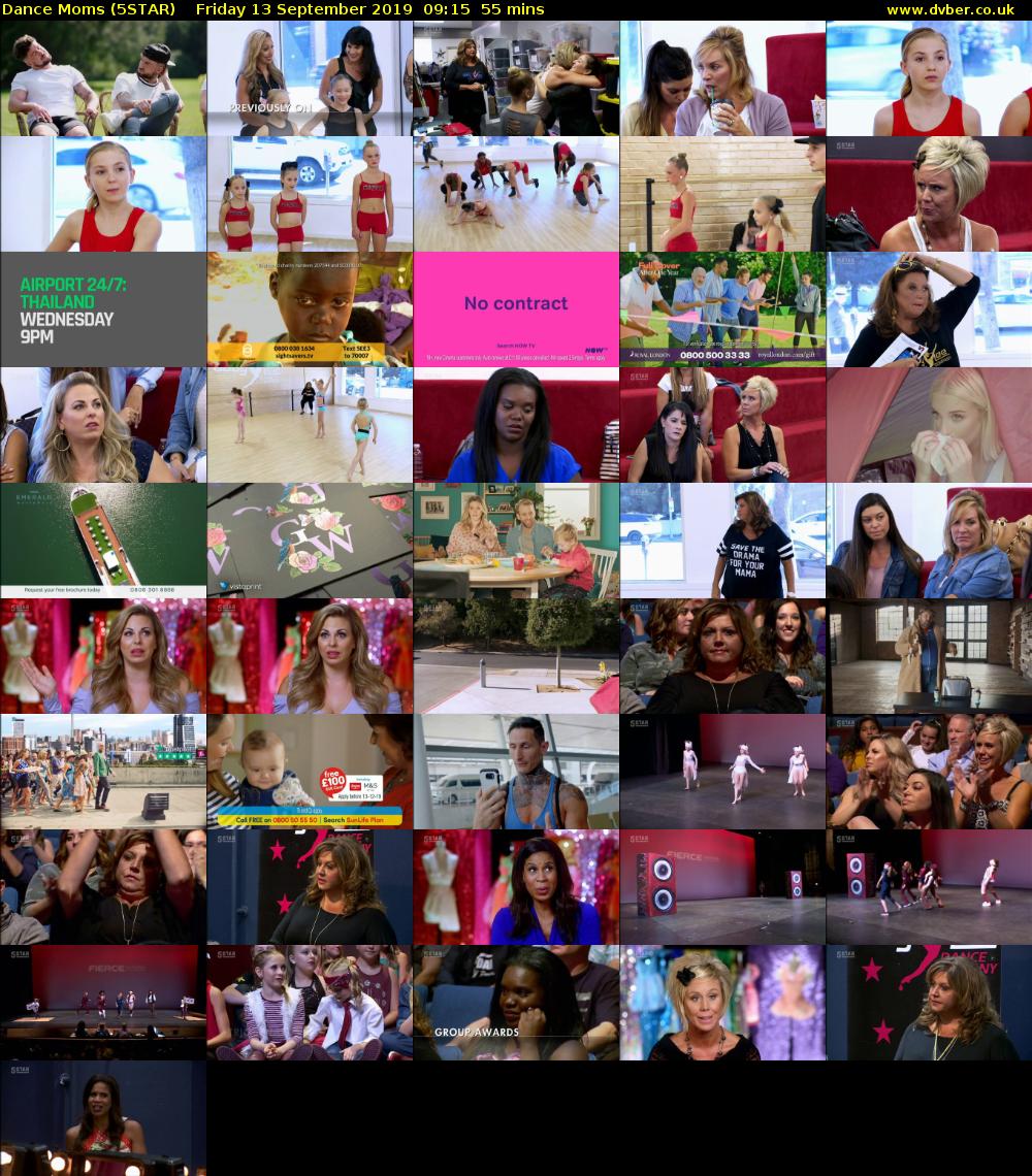 Dance Moms (5STAR) Friday 13 September 2019 09:15 - 10:10