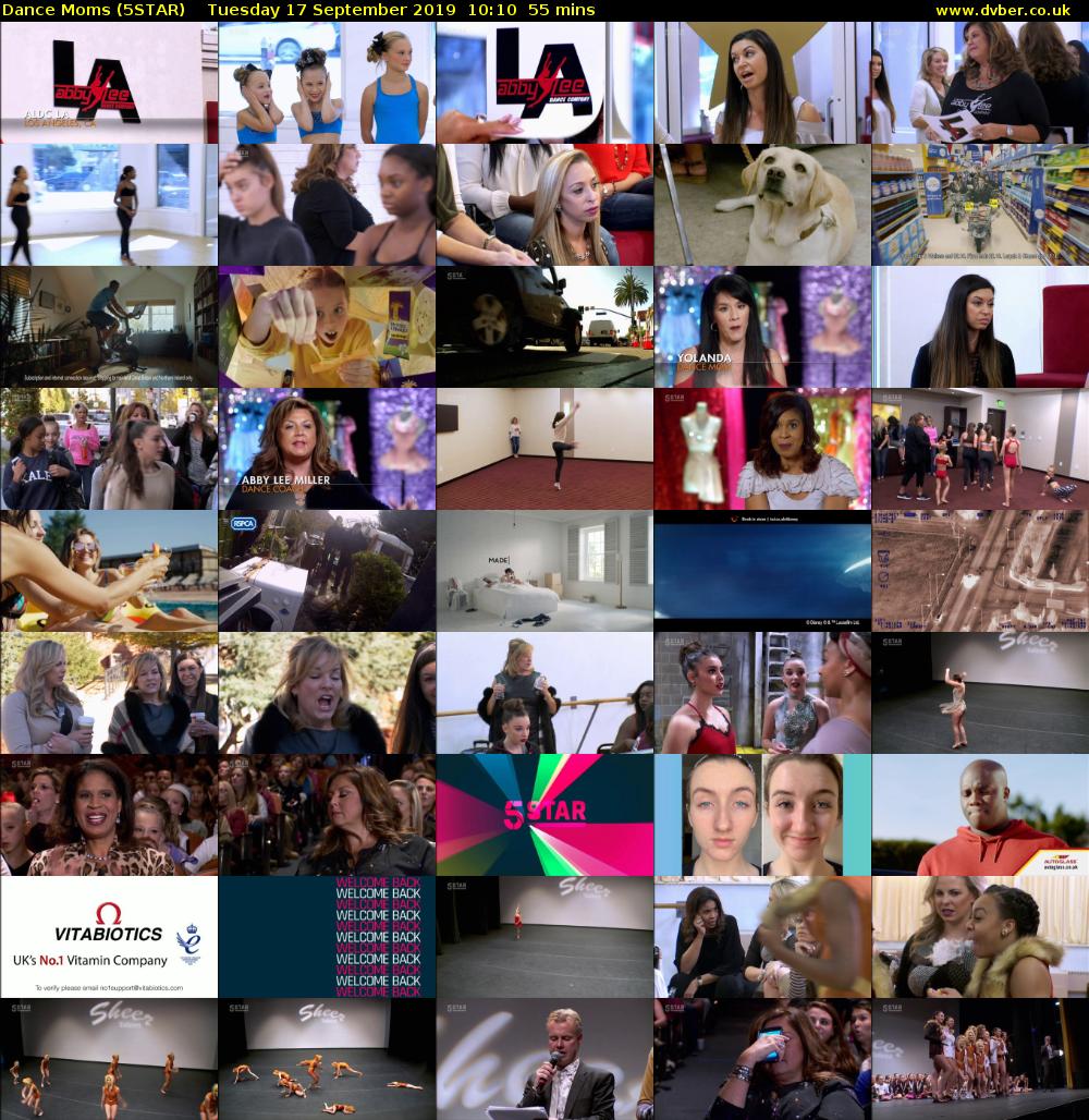 Dance Moms (5STAR) Tuesday 17 September 2019 10:10 - 11:05
