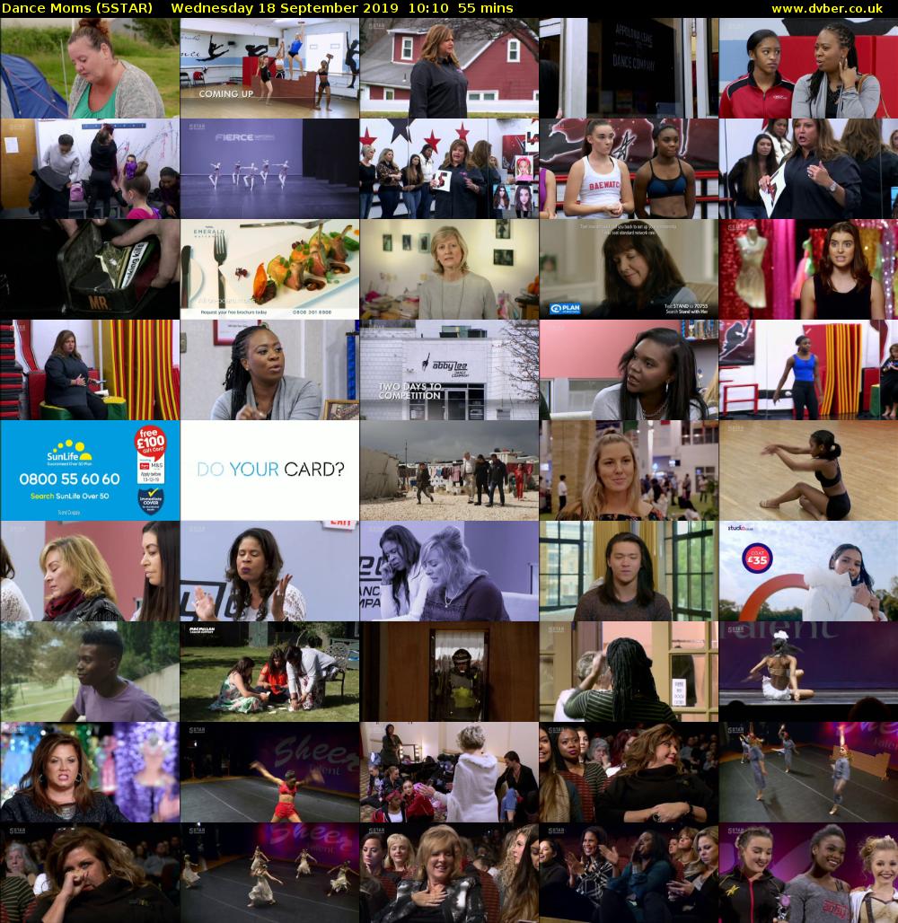 Dance Moms (5STAR) Wednesday 18 September 2019 10:10 - 11:05