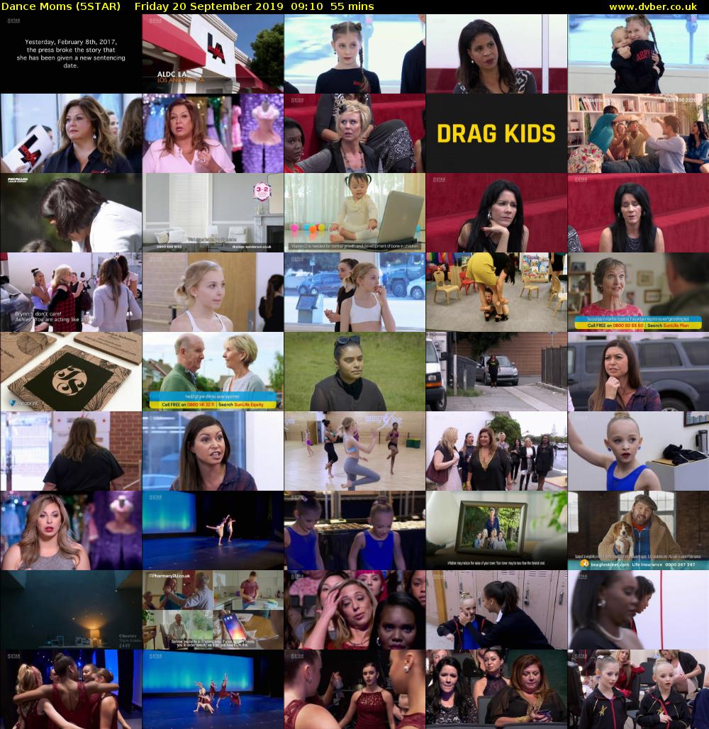Dance Moms (5STAR) Friday 20 September 2019 09:10 - 10:05
