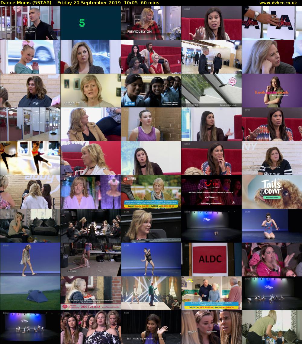 Dance Moms (5STAR) Friday 20 September 2019 10:05 - 11:05