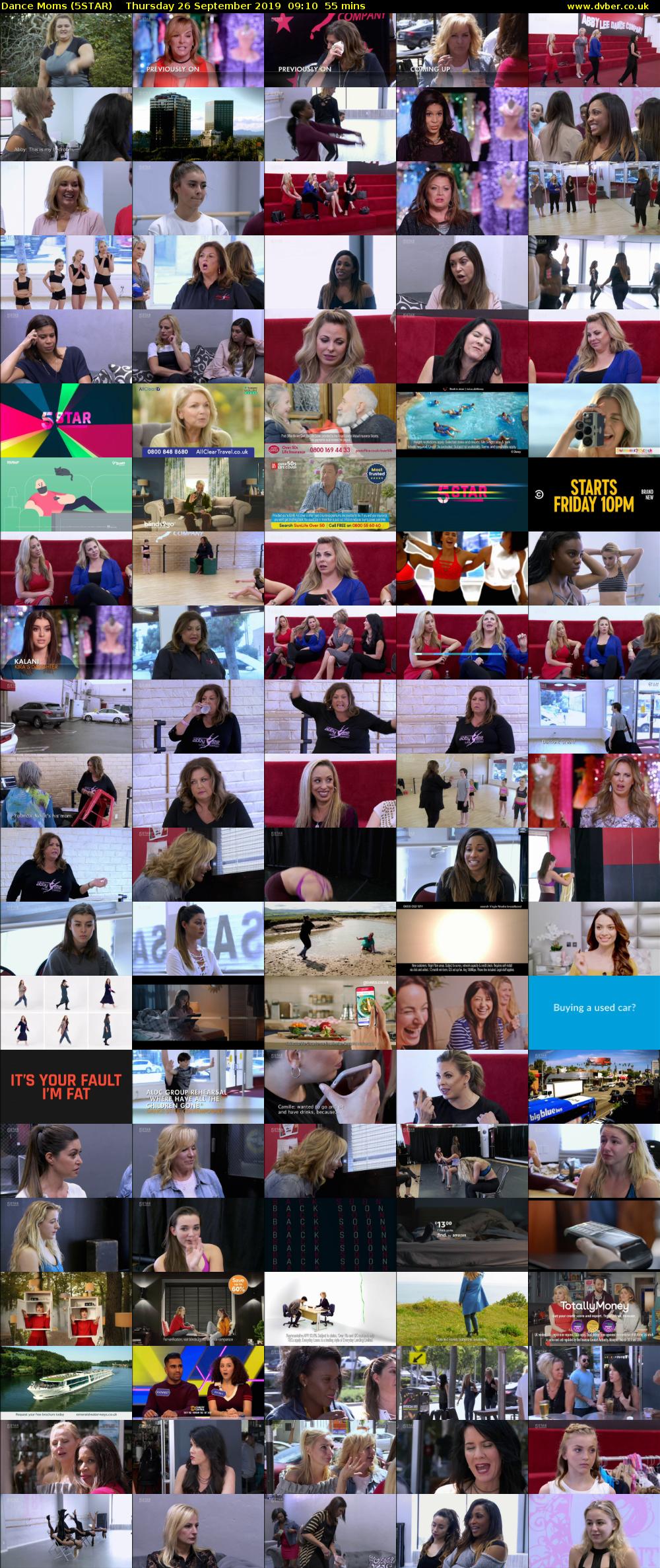 Dance Moms (5STAR) Thursday 26 September 2019 09:10 - 10:05