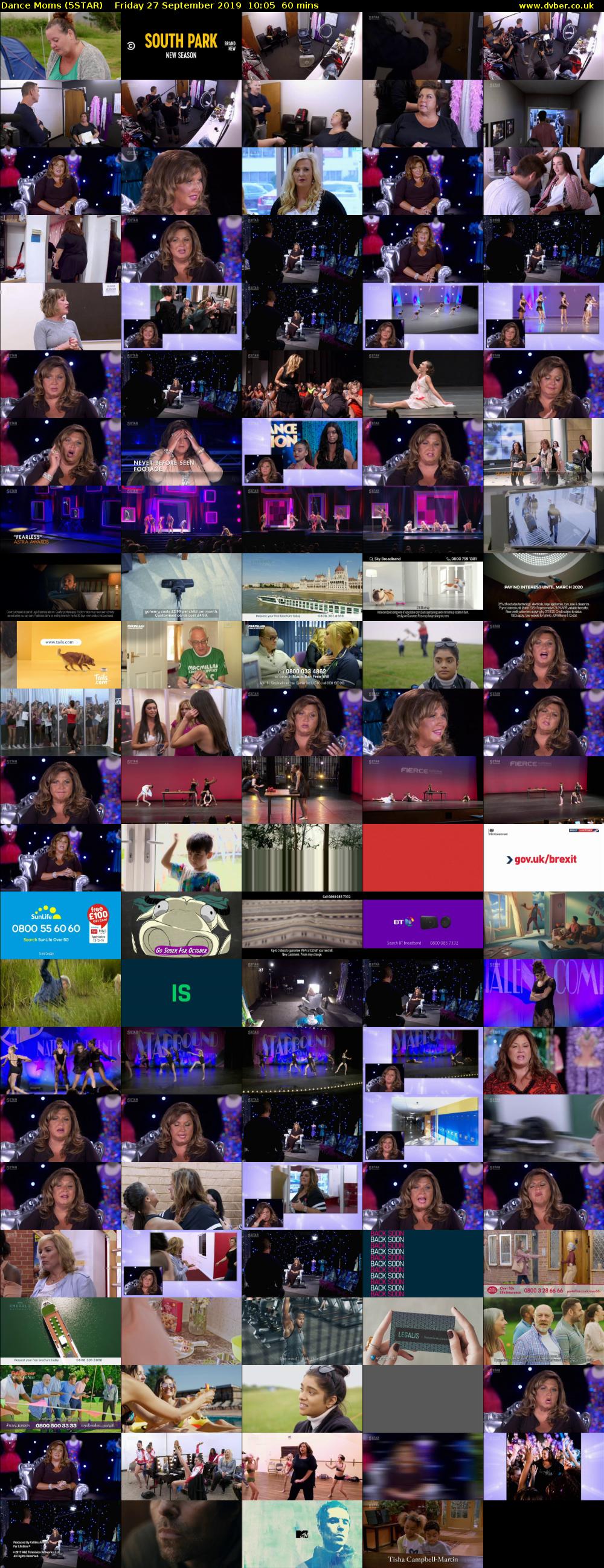 Dance Moms (5STAR) Friday 27 September 2019 10:05 - 11:05