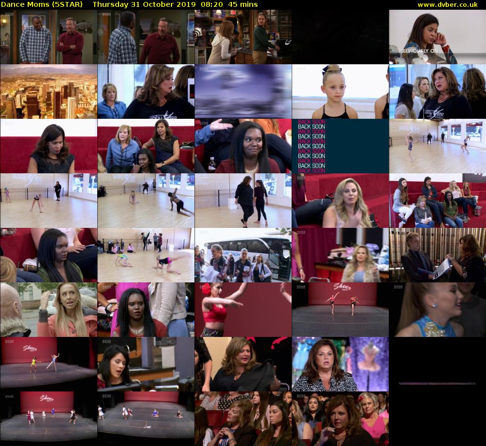 Dance Moms (5STAR) Thursday 31 October 2019 08:20 - 09:05