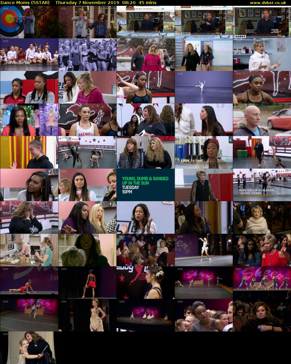 Dance Moms (5STAR) Thursday 7 November 2019 08:20 - 09:05