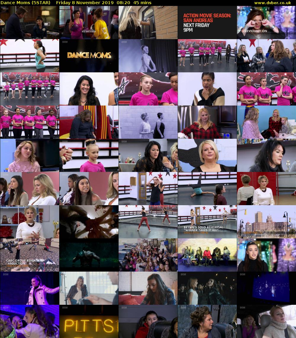 Dance Moms (5STAR) Friday 8 November 2019 08:20 - 09:05