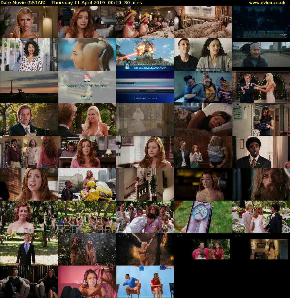 Date Movie (5STAR) Thursday 11 April 2019 00:10 - 00:40