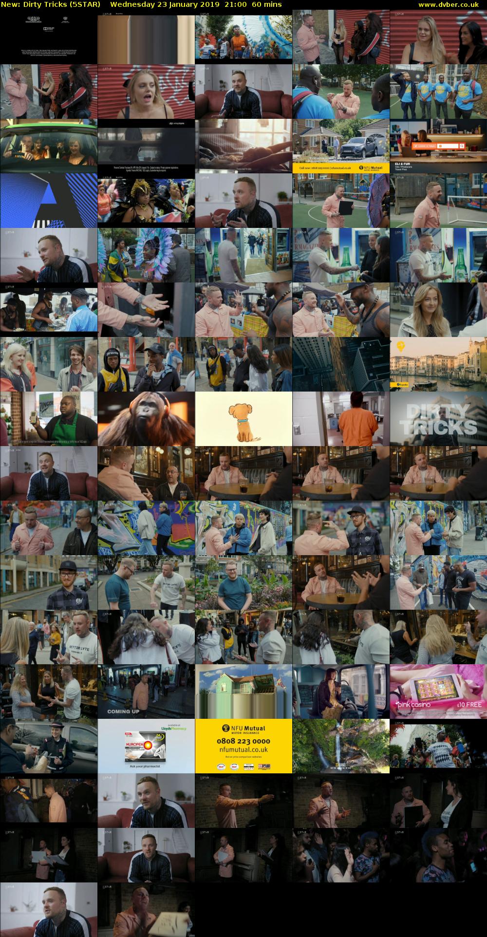 Dirty Tricks (5STAR) Wednesday 23 January 2019 21:00 - 22:00