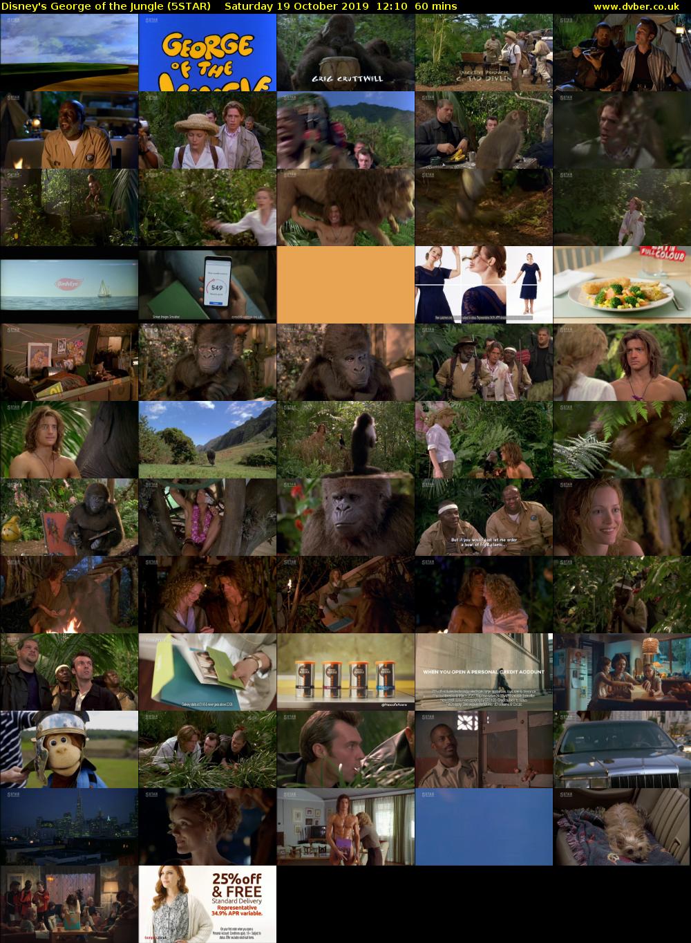 Disney's George of the Jungle (5STAR) Saturday 19 October 2019 12:10 - 13:10