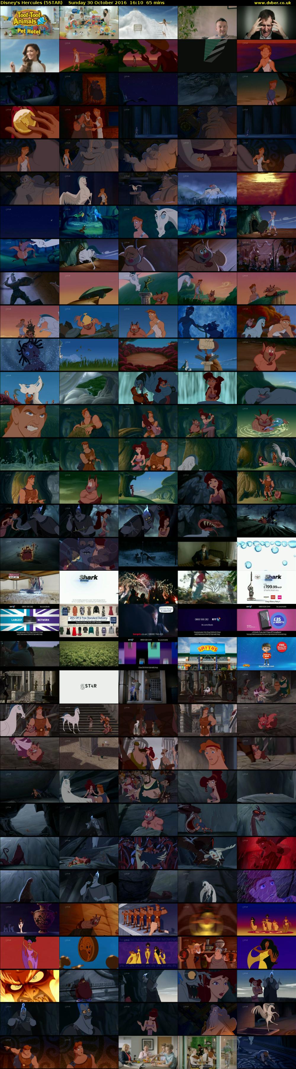 Disney's Hercules (5STAR) Sunday 30 October 2016 16:10 - 17:15