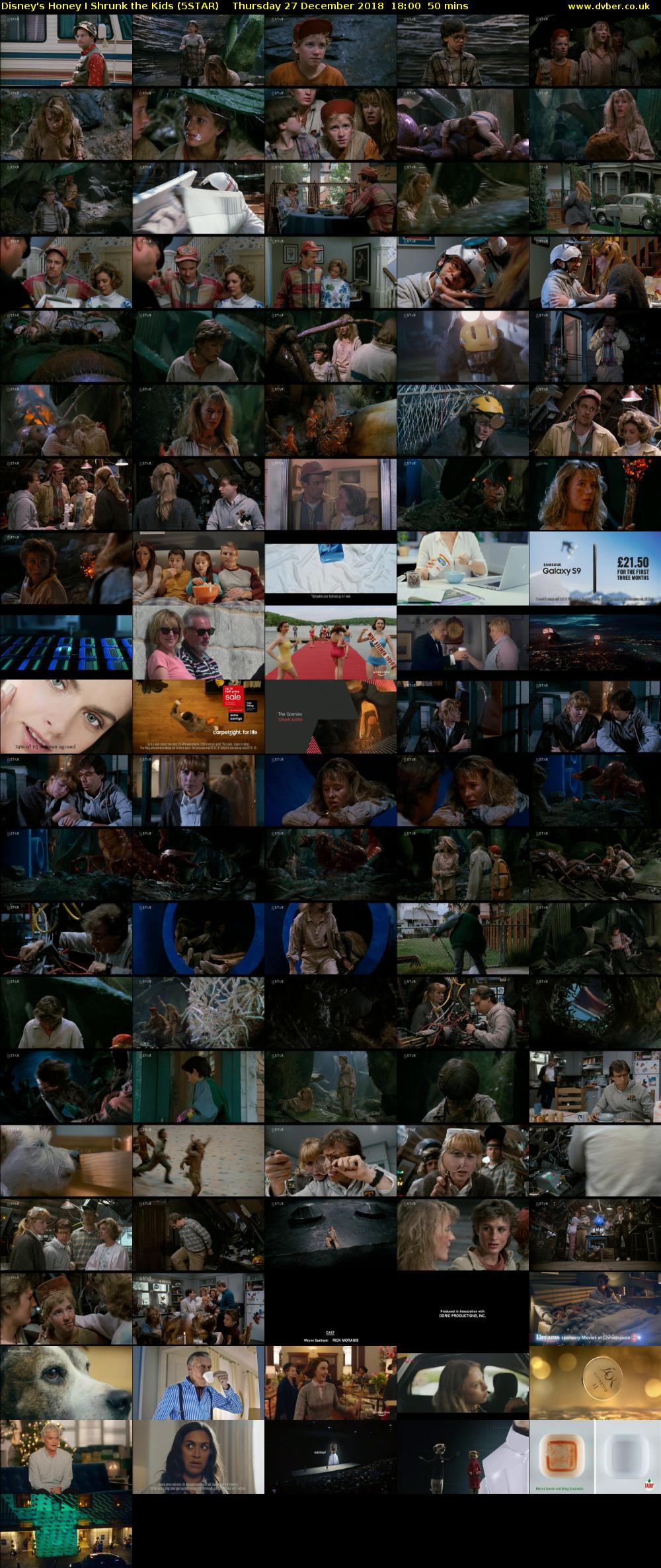 Disney's Honey I Shrunk The Kids (5STAR) Thursday 27 December 2018 18:00 - 18:50