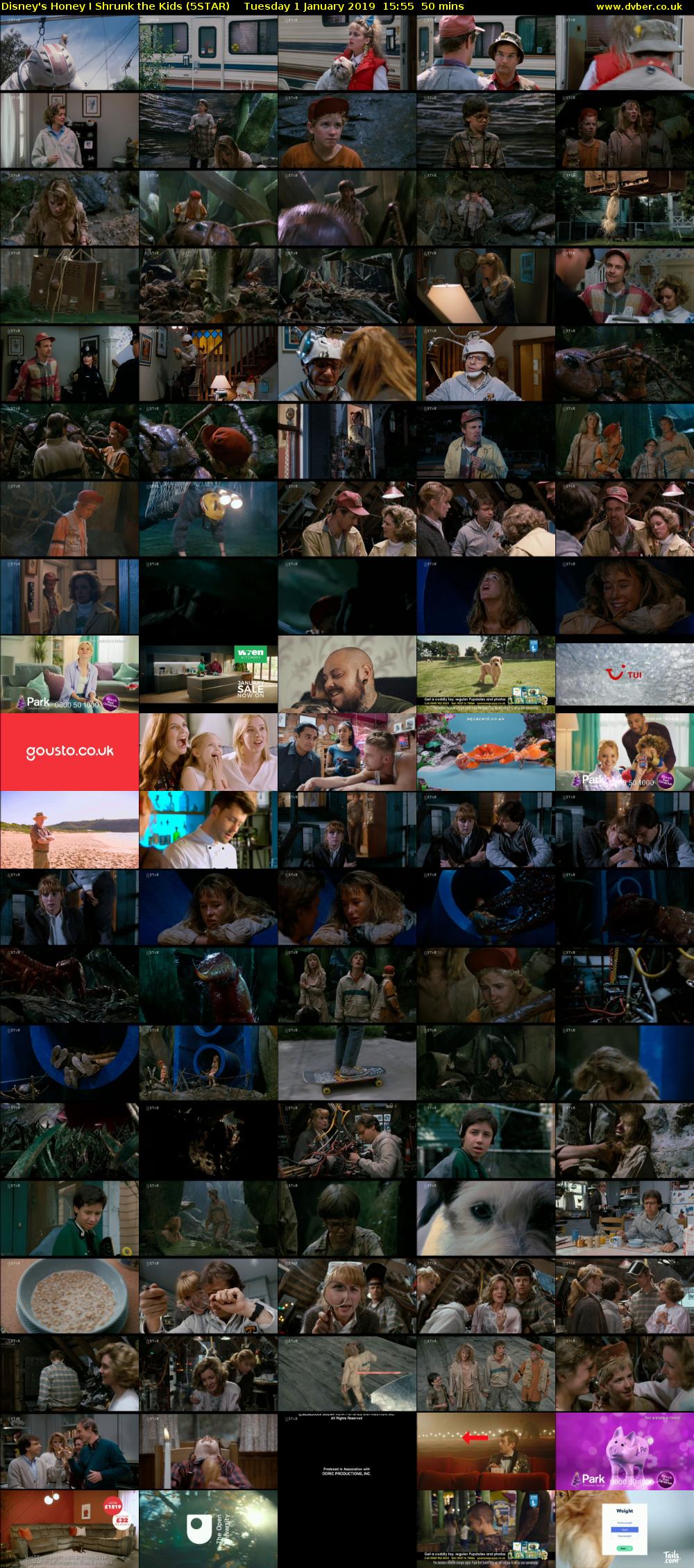 Disney's Honey I Shrunk The Kids (5STAR) Tuesday 1 January 2019 15:55 - 16:45