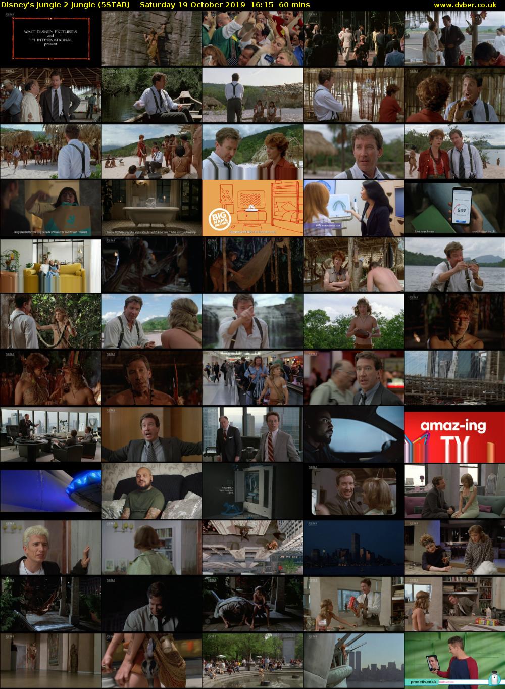 Disney's Jungle 2 Jungle (5STAR) Saturday 19 October 2019 16:15 - 17:15