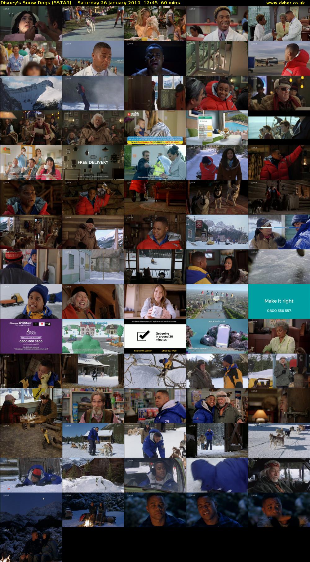 Disney's Snow Dogs (5STAR) Saturday 26 January 2019 12:45 - 13:45