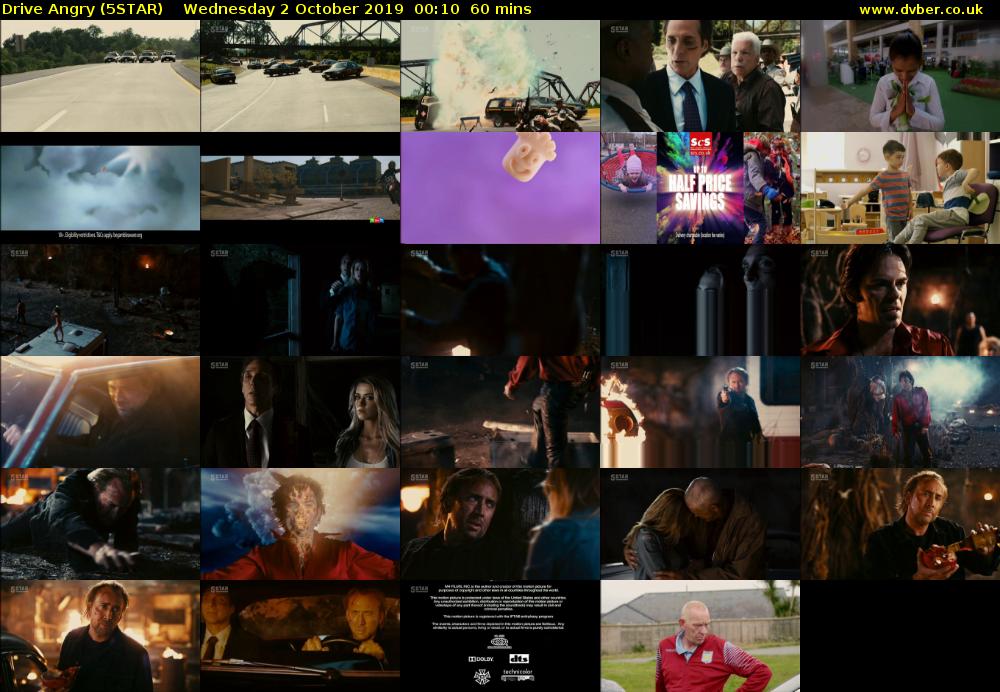 Drive Angry (5STAR) Wednesday 2 October 2019 00:10 - 01:10