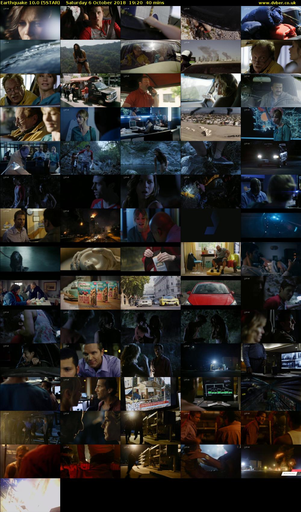 Earthquake 10.0 (5STAR) Saturday 6 October 2018 19:20 - 20:00