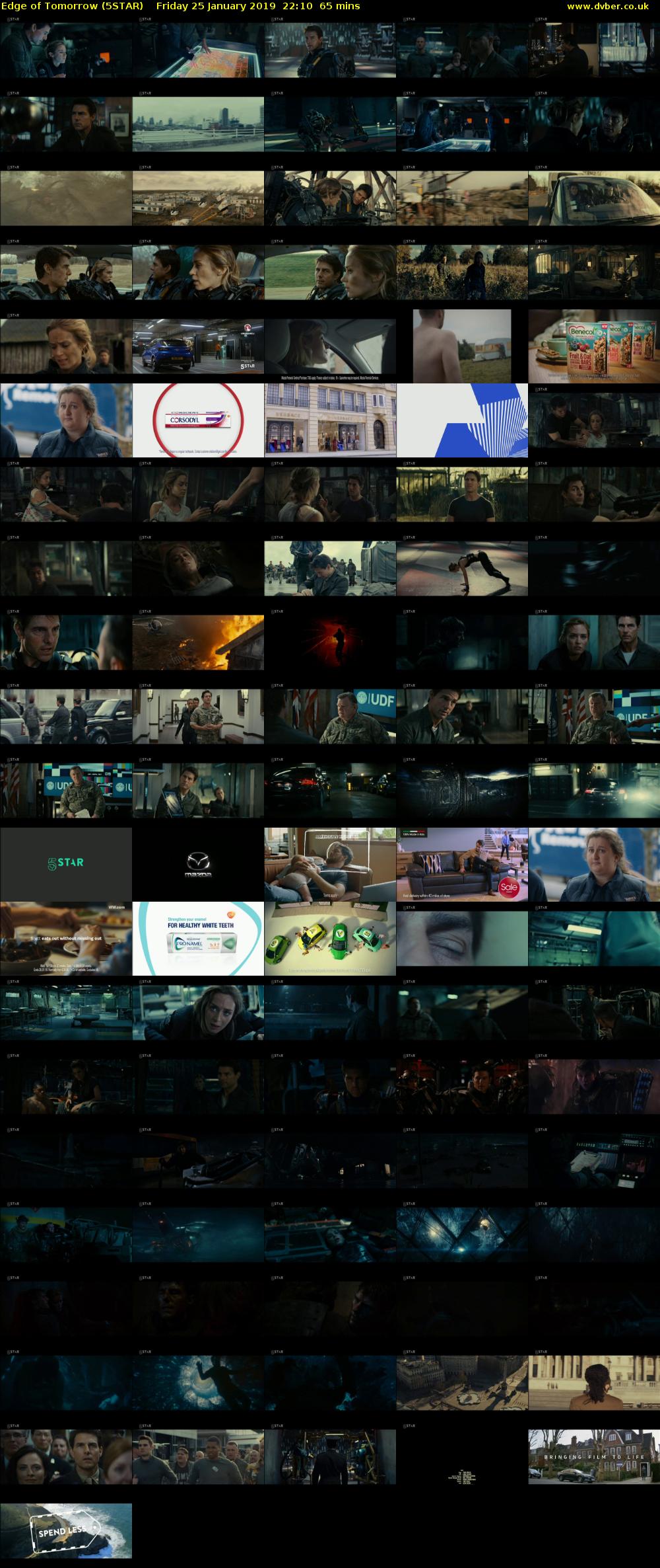 Edge of Tomorrow (5STAR) Friday 25 January 2019 22:10 - 23:15