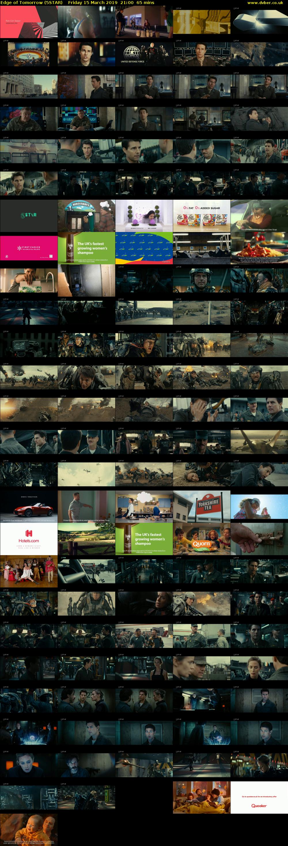 Edge of Tomorrow (5STAR) Friday 15 March 2019 21:00 - 22:05