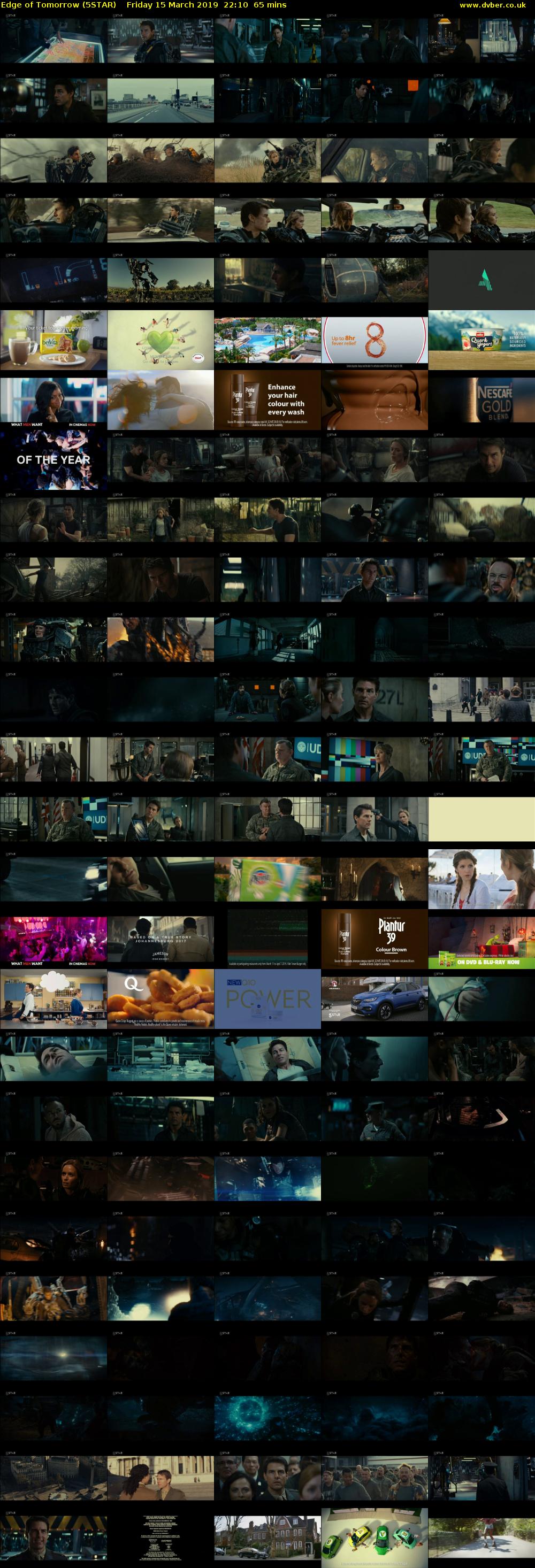 Edge of Tomorrow (5STAR) Friday 15 March 2019 22:10 - 23:15