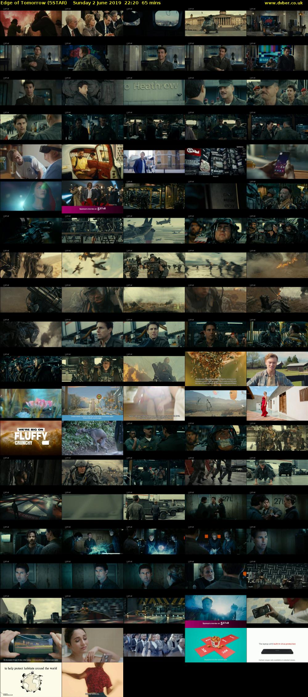 Edge of Tomorrow (5STAR) Sunday 2 June 2019 22:20 - 23:25
