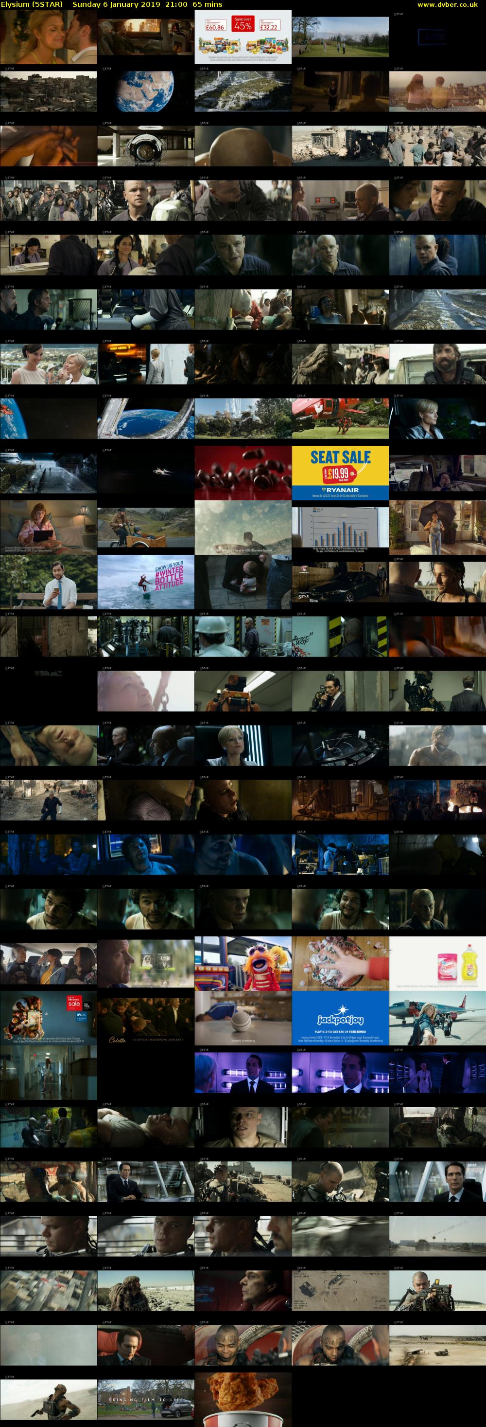 Elysium (5STAR) Sunday 6 January 2019 21:00 - 22:05