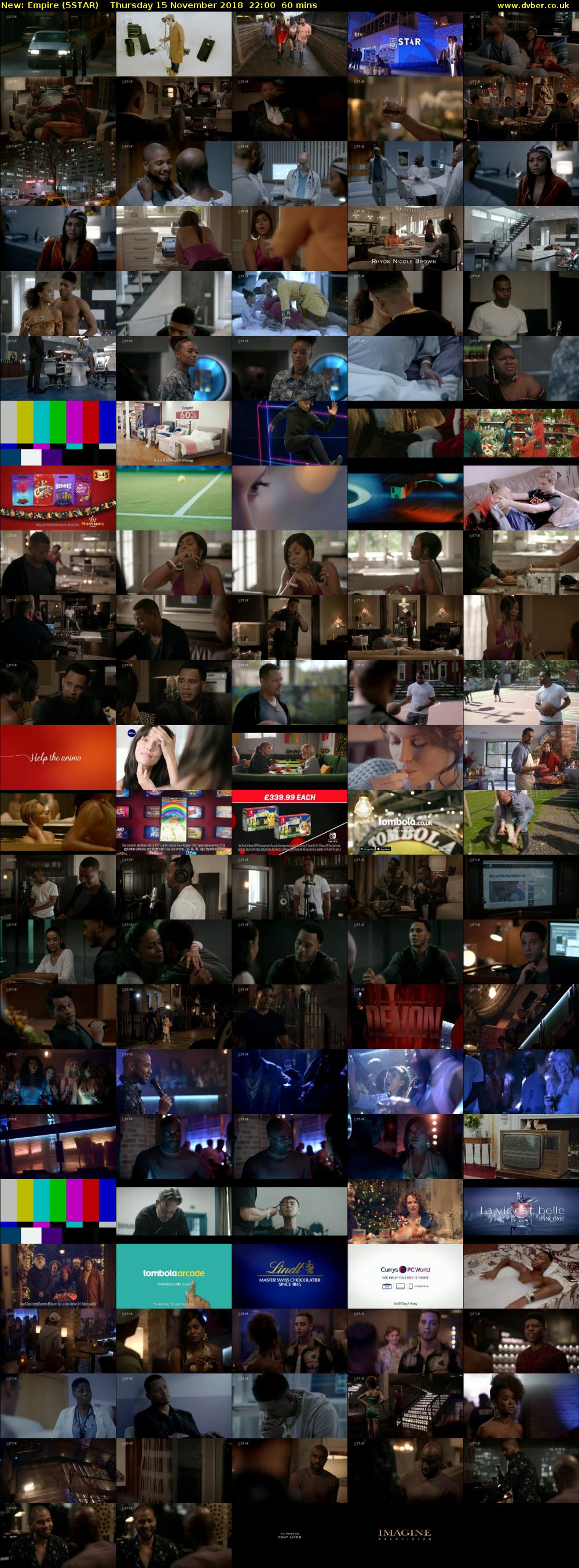 Empire (5STAR) Thursday 15 November 2018 22:00 - 23:00