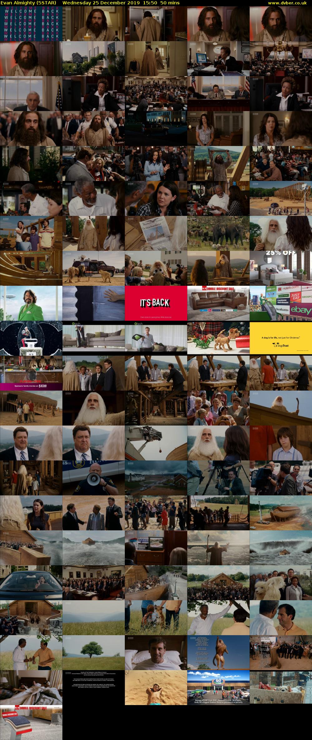 Evan Almighty (5STAR) Wednesday 25 December 2019 15:50 - 16:40