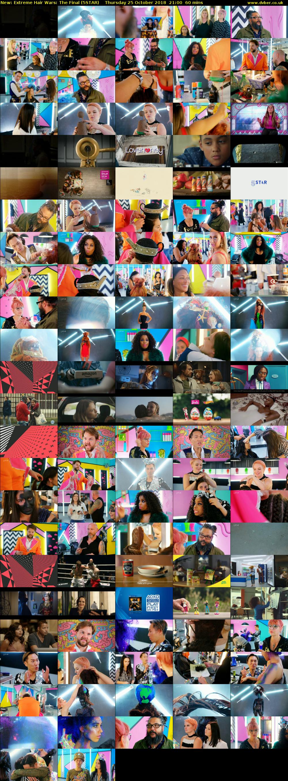 Extreme Hair Wars: The Final (5STAR) Thursday 25 October 2018 21:00 - 22:00