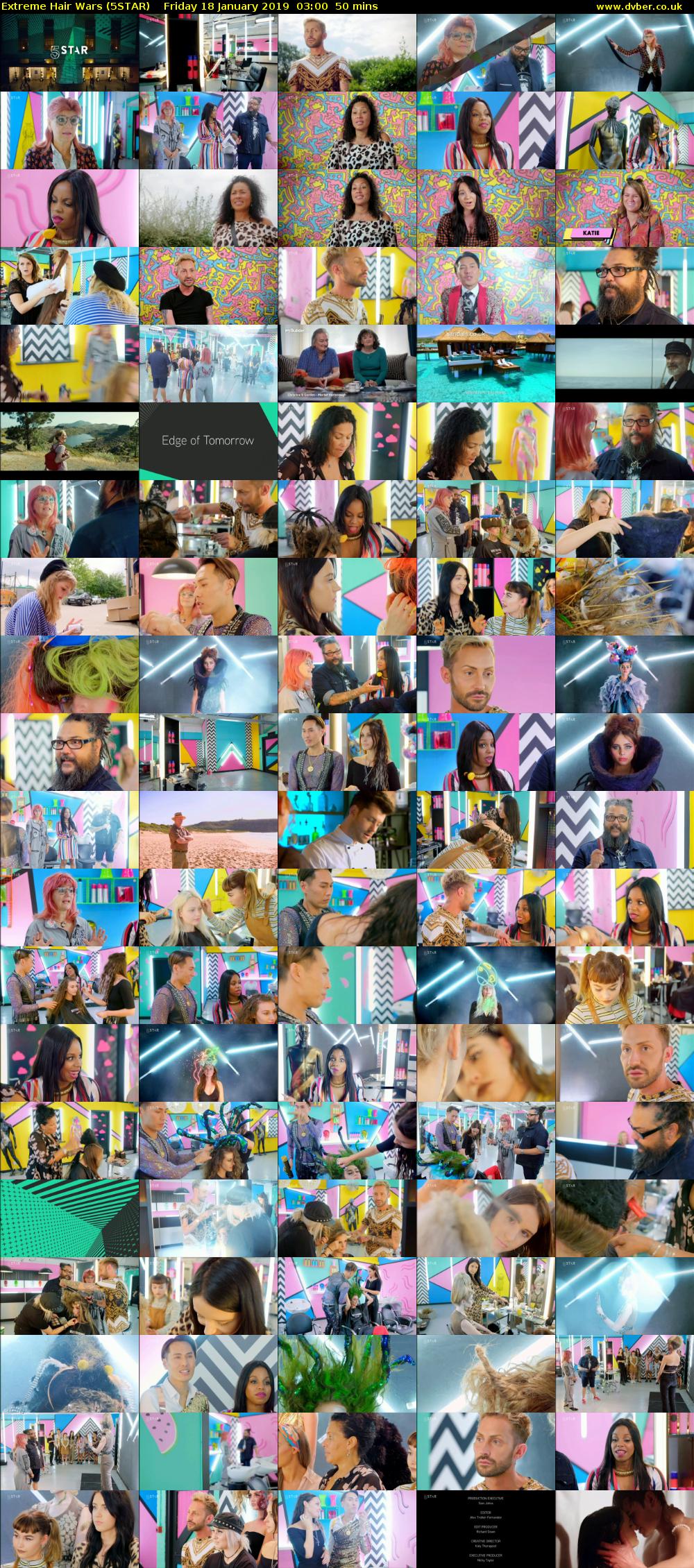 Extreme Hair Wars (5STAR) Friday 18 January 2019 03:00 - 03:50