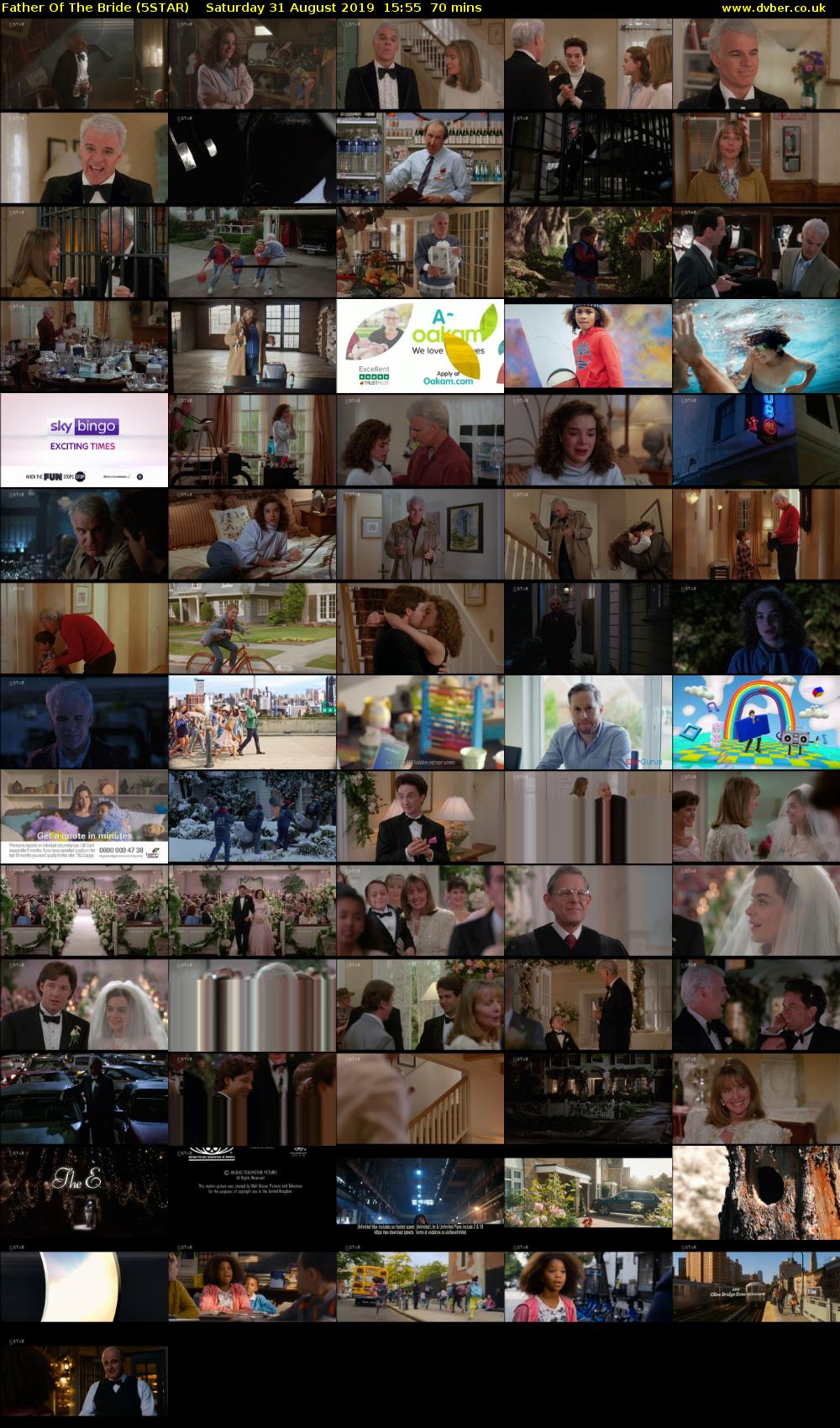 Father Of The Bride (5STAR) Saturday 31 August 2019 15:55 - 17:05